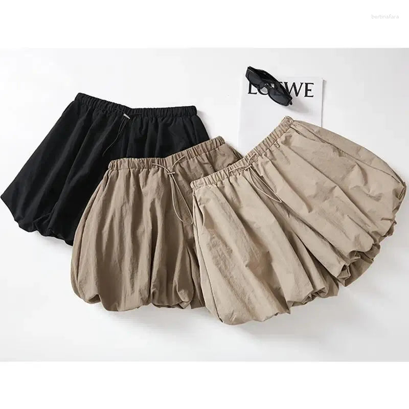 Lantern Drawstring Shorts