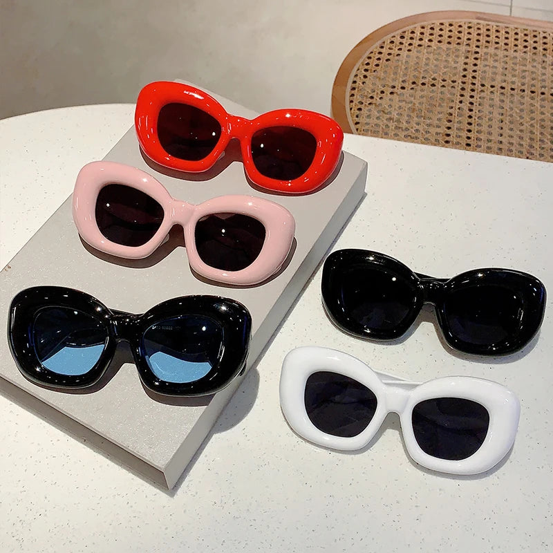 Pre Order:  Retro Glam Fat Frames Sunglasses