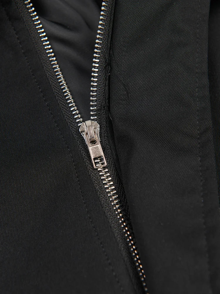 Pre Order:  Contrast Accents Zip-Up Jacket