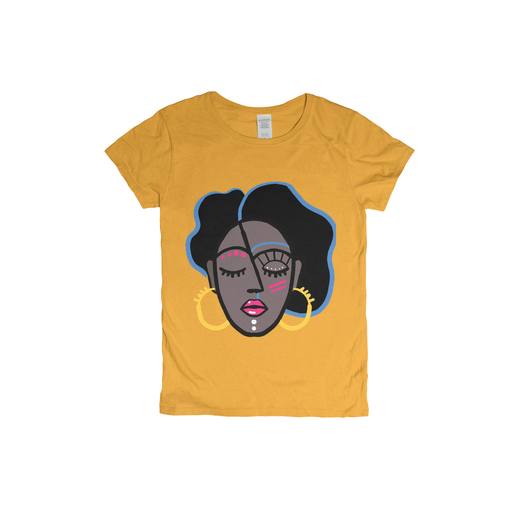 Mocha Afro Pink T-Shirt