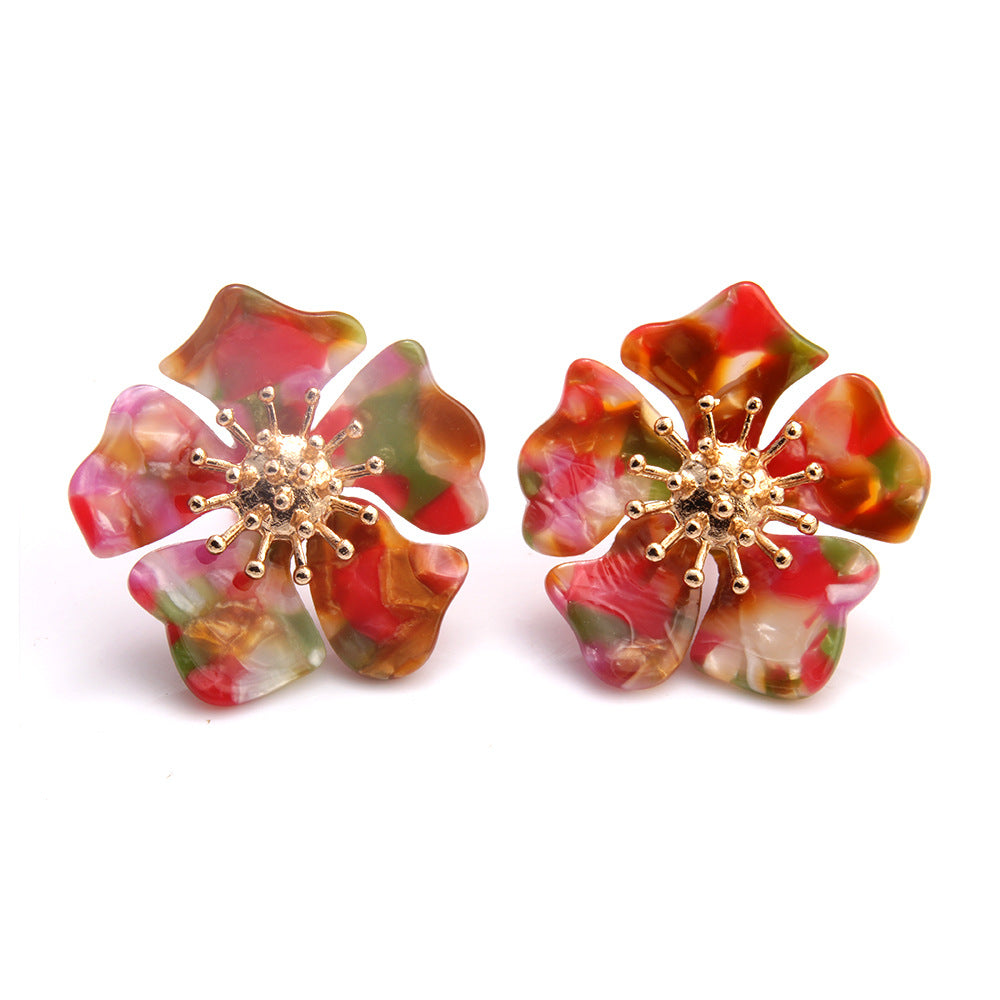 Pre Order:  Flower Blooms Large Stud Earrings