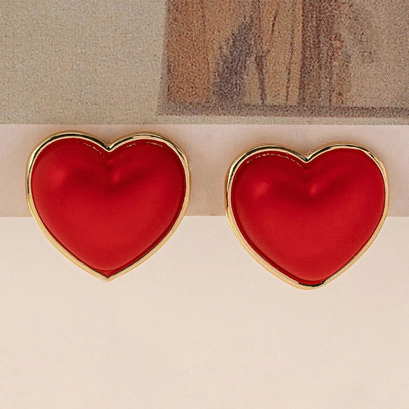 Pre Order:  3D Red Love Earrings