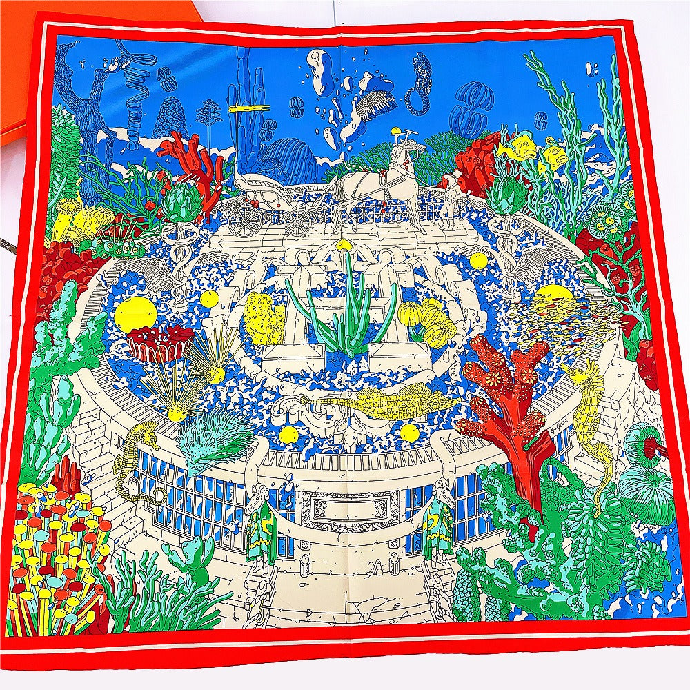 Pre Order:  Underwater World Square Scarf