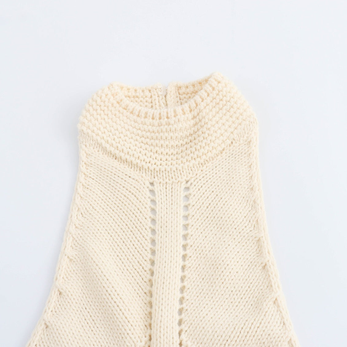 Pre Order:  Halter Neck Slim Fit Knitted Vest