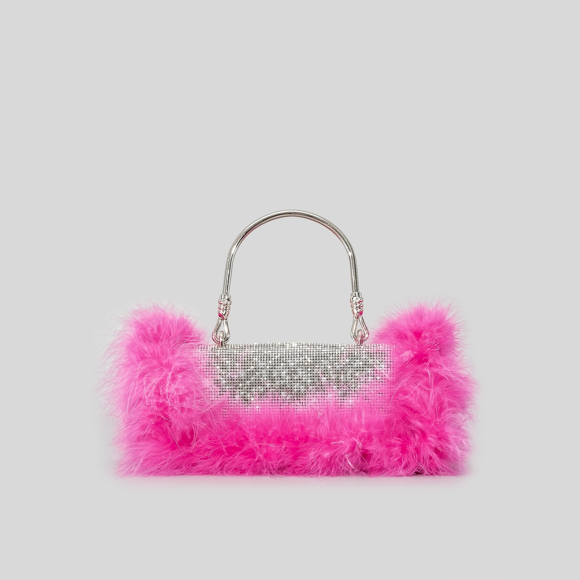 Pre Order:  Fur Diamond Clutch Bag