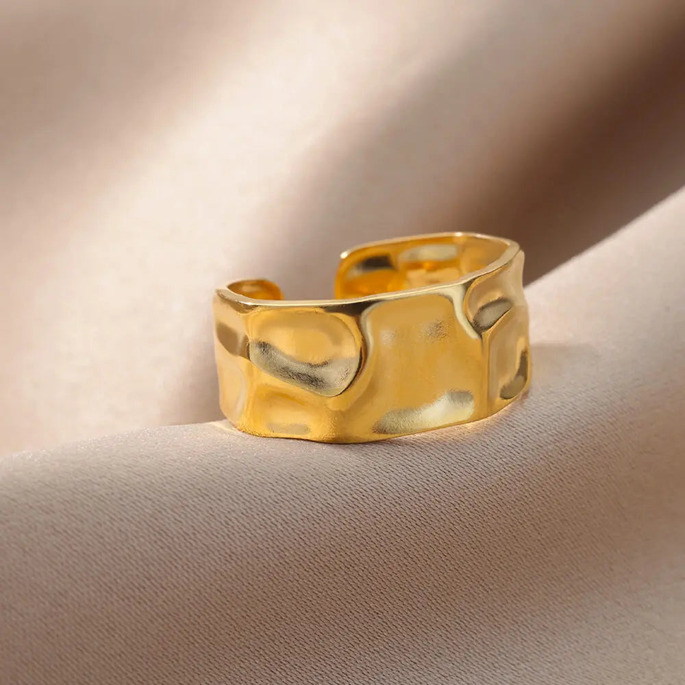 Pre Order:  Irregular Geometric Open Cuff Rings