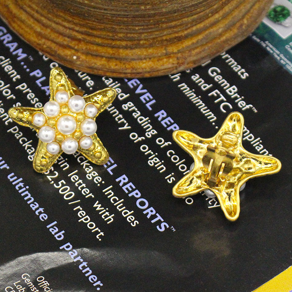 Pre Order: Vintage Seaside Vacation Starfish Earrings