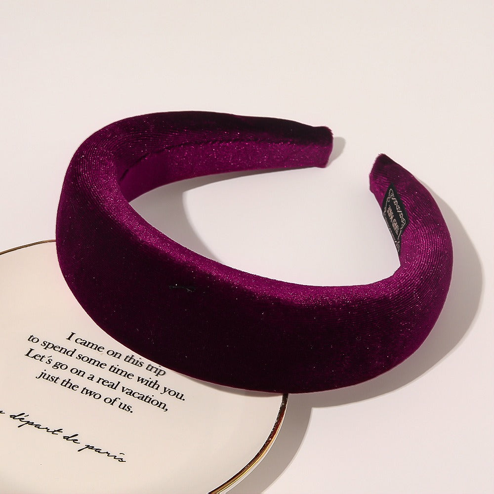 Pre Order:  Velvety Padded Wide Headband