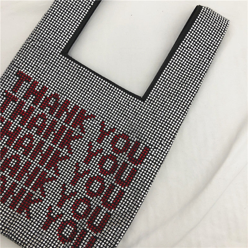 Pre Order:  Thank You Rhinestones Tote Bag