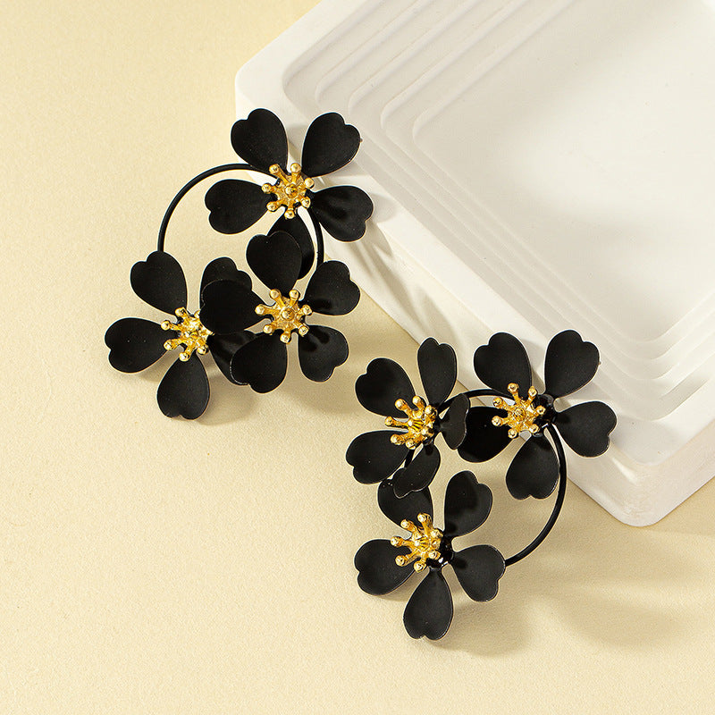 Pre Order:  Vintage Flower Winter Earrings