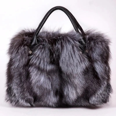 Pre Order:  Genuine Fur Leather Bag