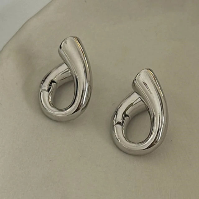 Pre Order:  Chunky Open Hoop Earrings