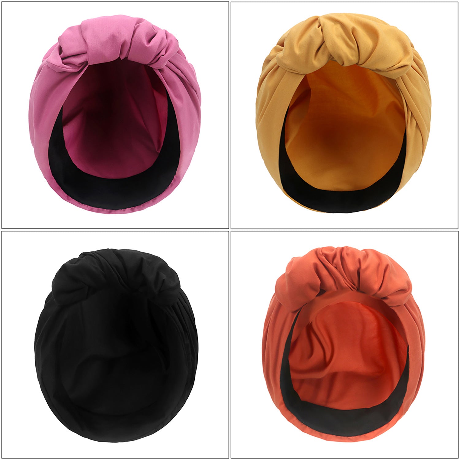 Pre Order:  Retro Solid Multi-Strap Turban