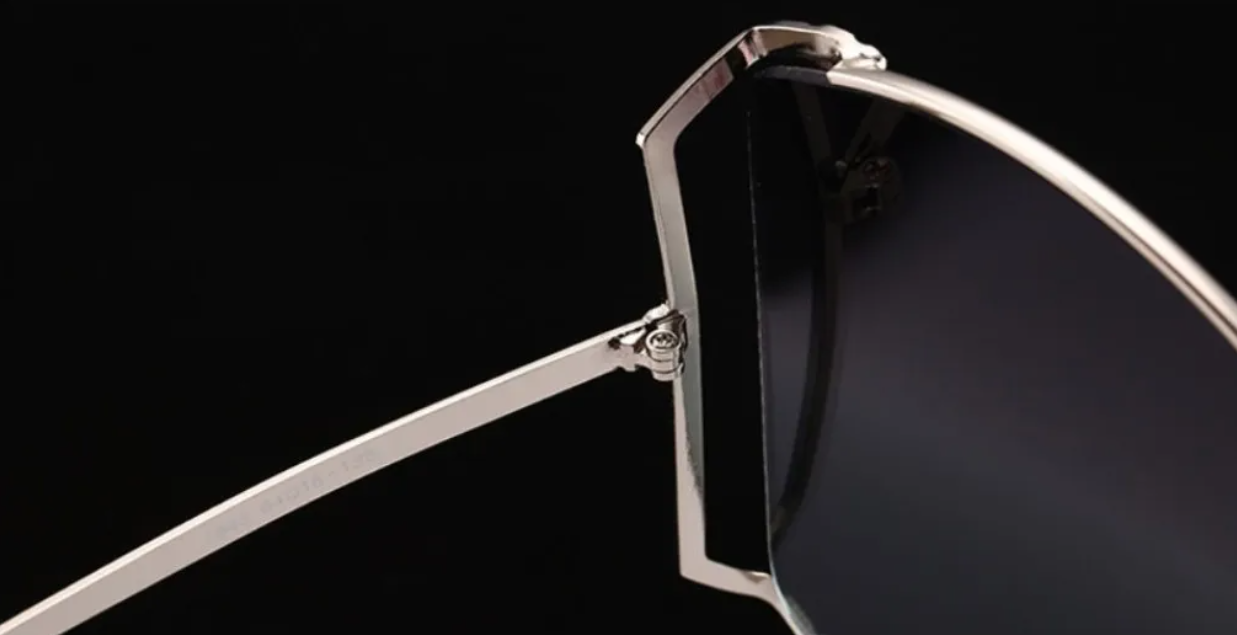 Pre Order:  Pearl Temple Tips Square Sunglasses