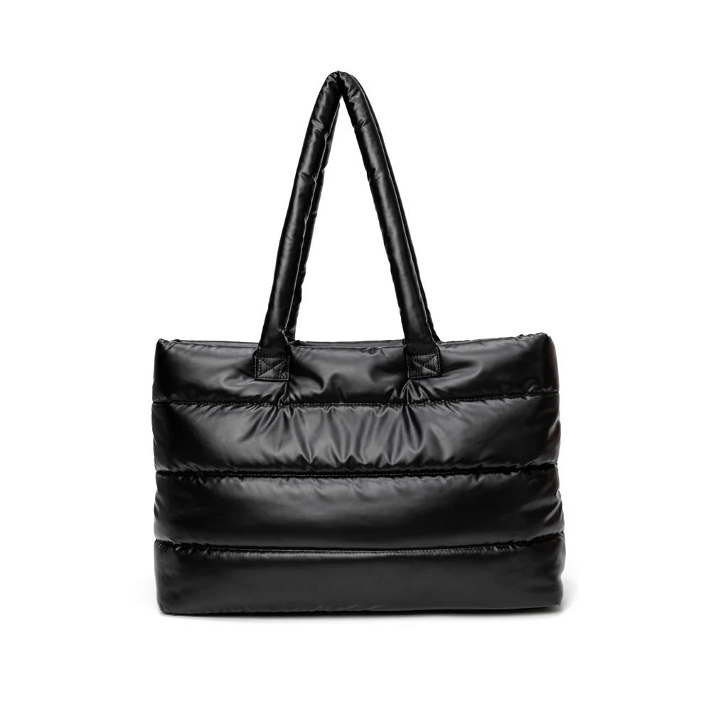 Pre Order Large Nylon Padded Shoulder Bag