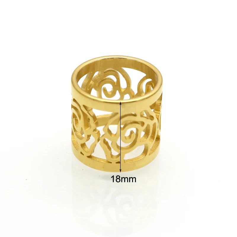 Pre Order:  Rose Titanium Steel Ring