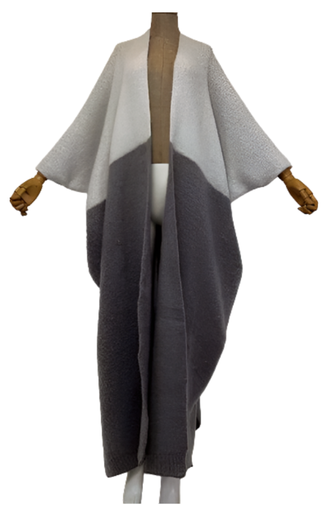 Pre Order:  Elegant Oversized Maxi Cardigan - WINI