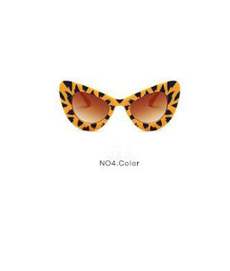 Butterfly Large Frame Cat Eye Sunglasses