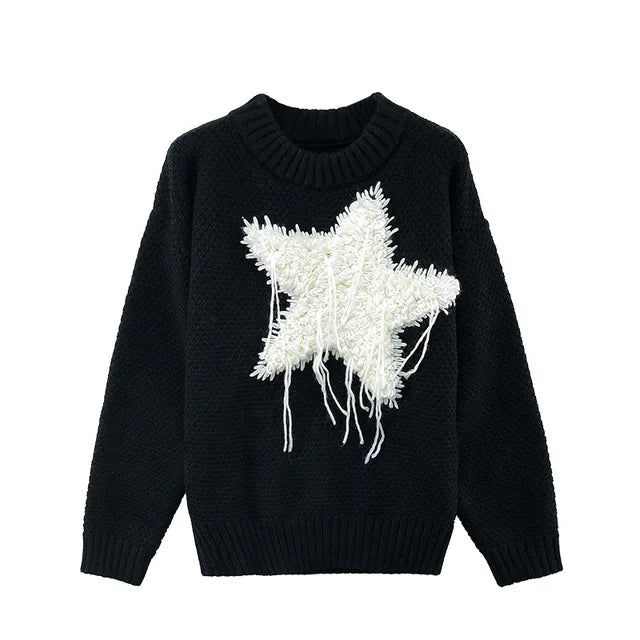 Pre Order:  Stella Star Long Sleeve Knit Sweater