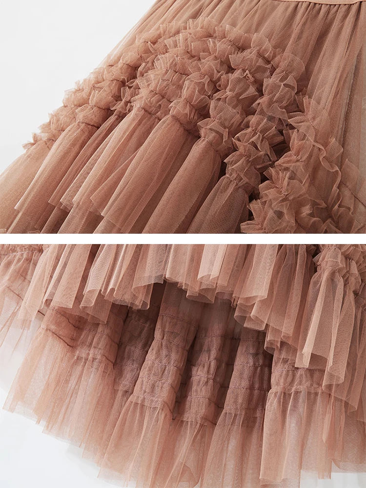 Pre Order:  3 Layers Tiered Tulle Skirt