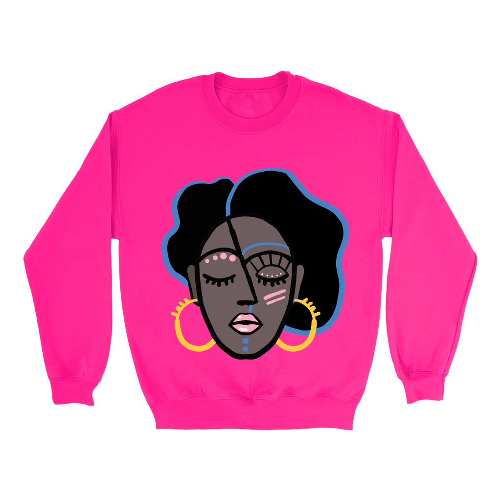 Mocha Afro Blush Sweatshirt