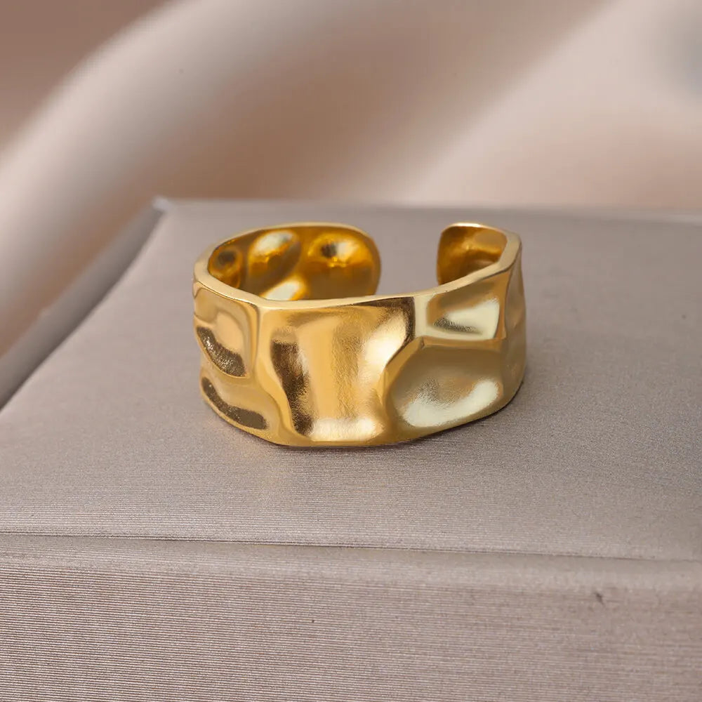 Pre Order:  Irregular Geometric Open Cuff Rings