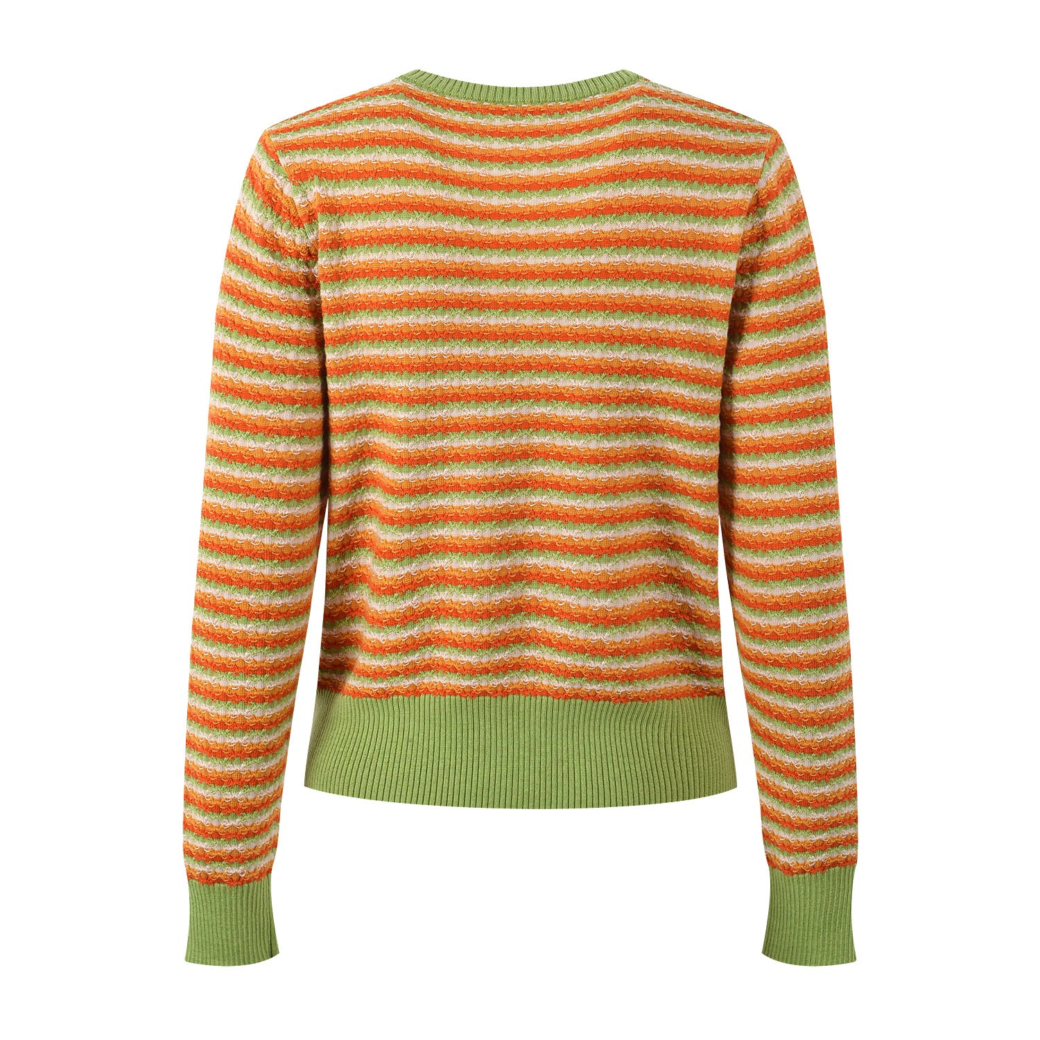 Pre Order:  Striped Round Neck Casual Knitted Sweater