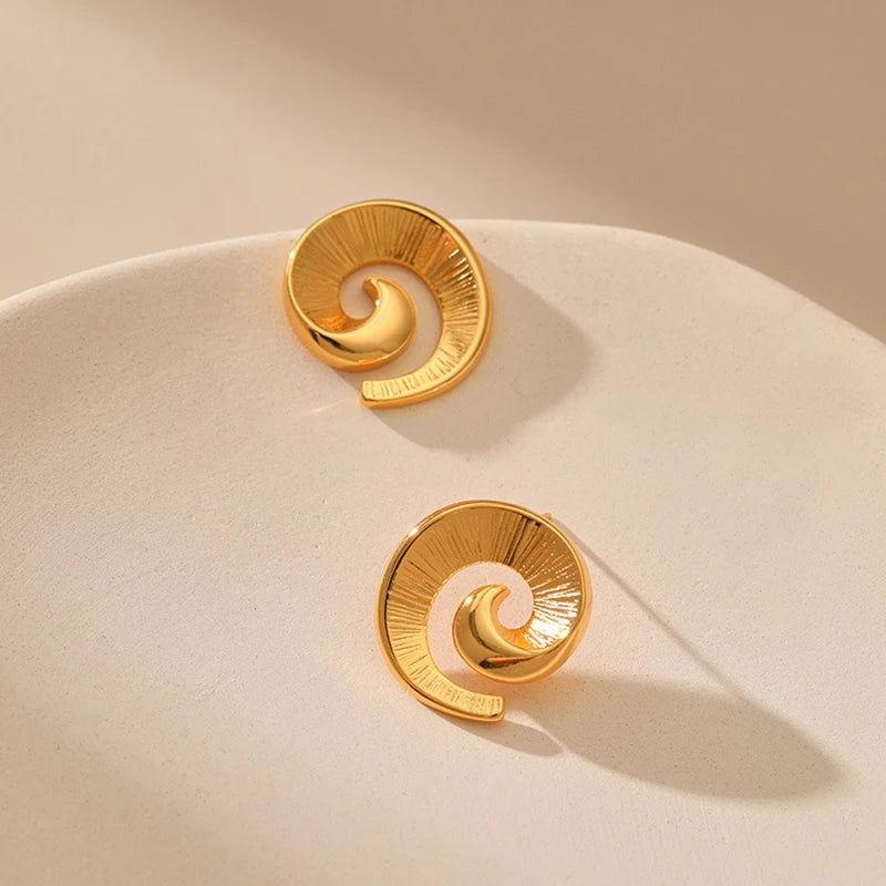 Pre Order:  Minimalist Vortex High-End Stud Earrings