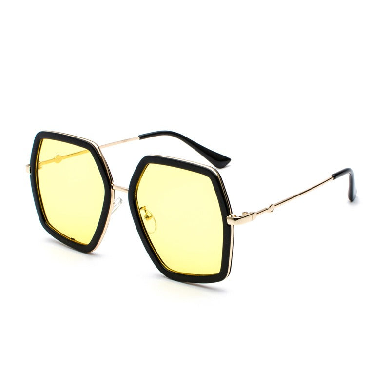 Pre Order:  Metal Large Frame Sunglasses