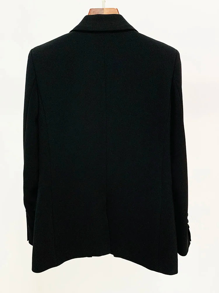 Bejeweled Peak Lapel Evening Blazer