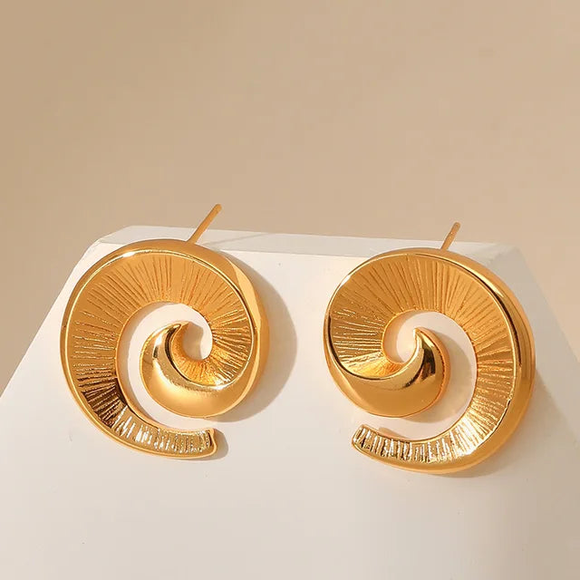 Pre Order:  Minimalist Vortex High-End Stud Earrings