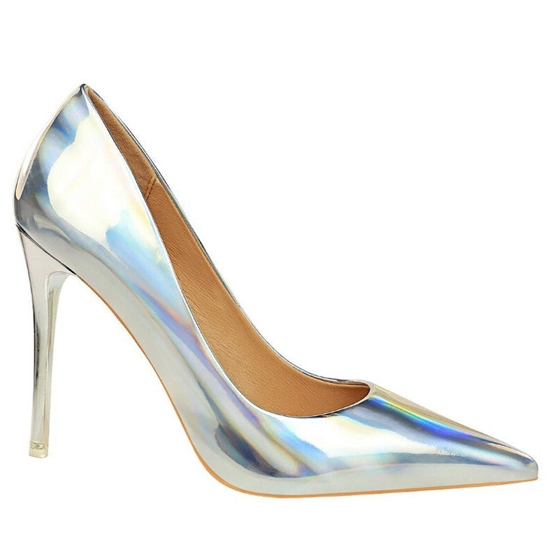 Pre Order:  Glossy Pointed Toes Stilettos