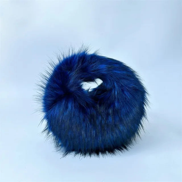 Pre Order:  Fluffy Faux Fur Round Handbag