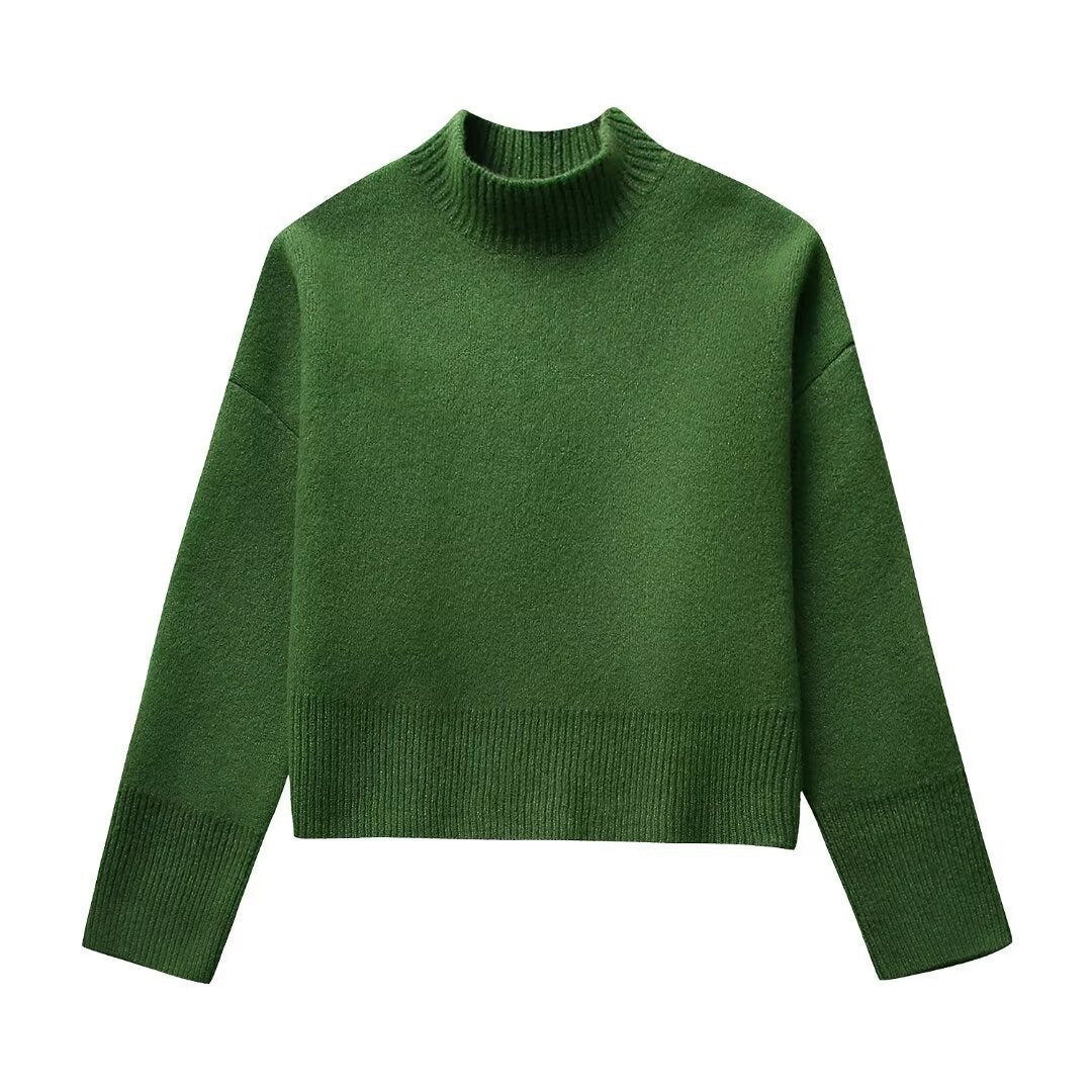 Pre Order:  Green Knitted Loose Ribbed Set