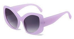 Pre Order:  Vintage Cool Punk Oversized Thick Square Frame Sunglasses