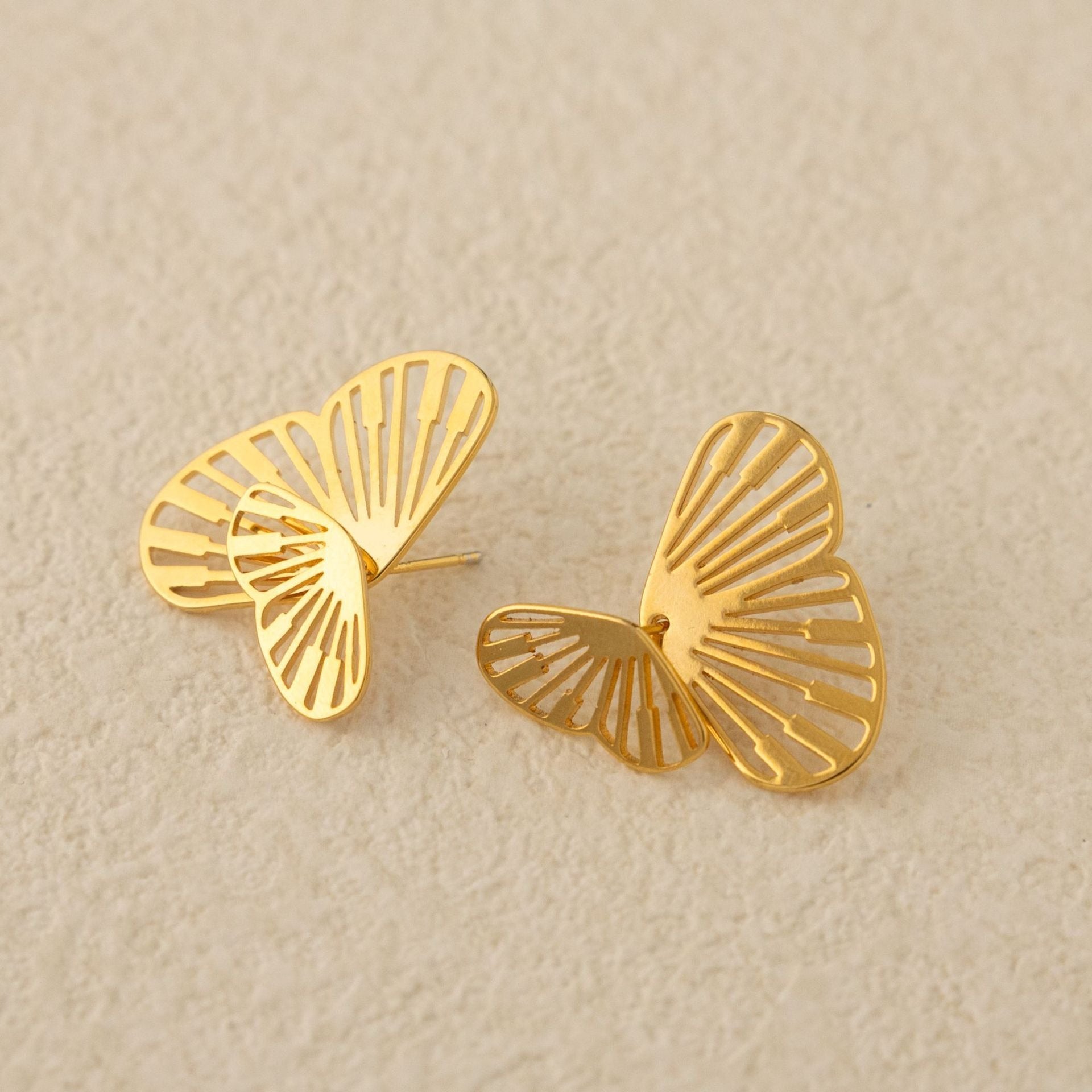 Pre Order:  Butterfly Wing Back Hanging Earrings