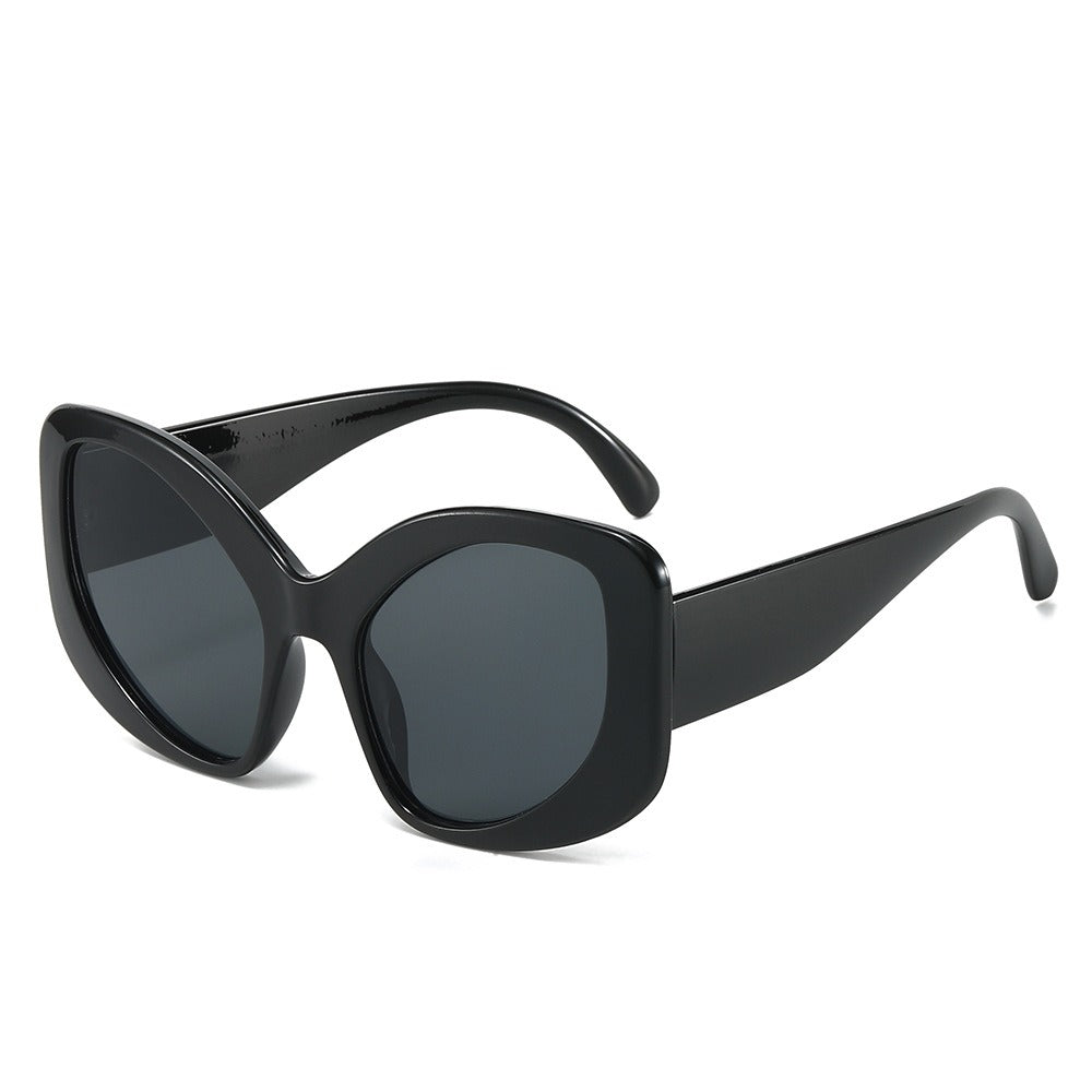 Pre Order:  Vintage Cool Punk Oversized Thick Square Frame Sunglasses