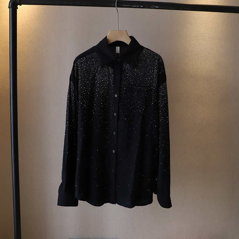 Flash Diamond Loose Shirt