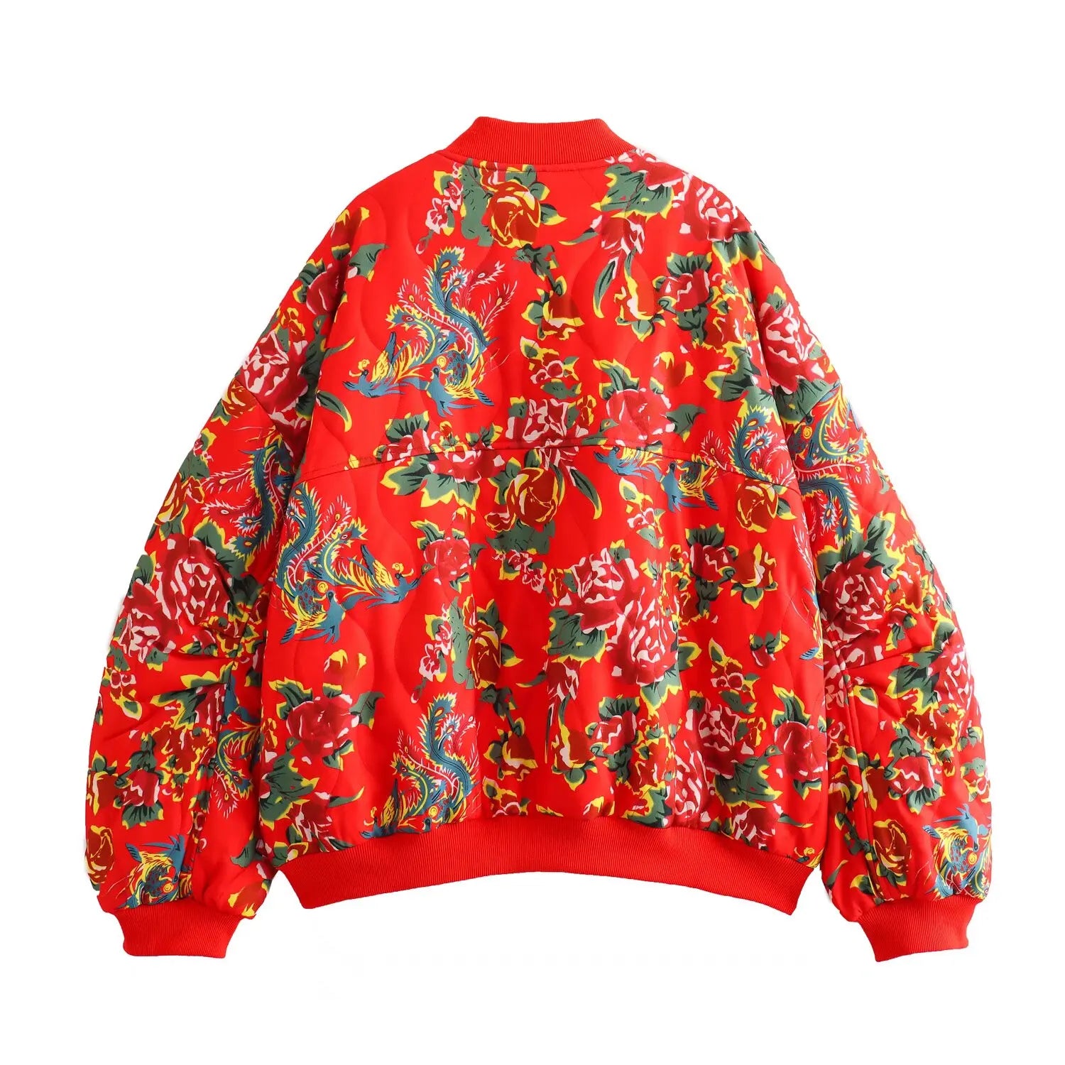 Pre Order:  Oriental Floral Padded Jacket