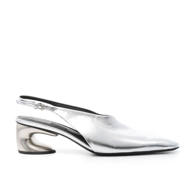 Pre Order:  Square Toe Belt Buckle Shoes