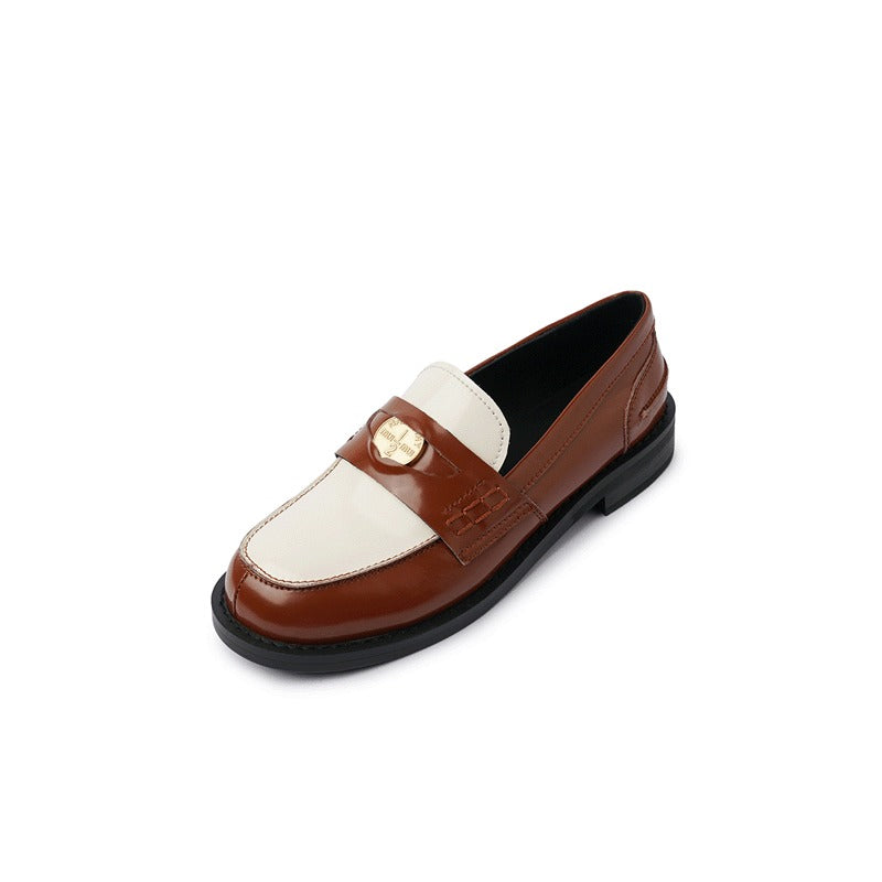 Pre Order:  Casual Retro Gold Coin Slip-On Flat Loafers