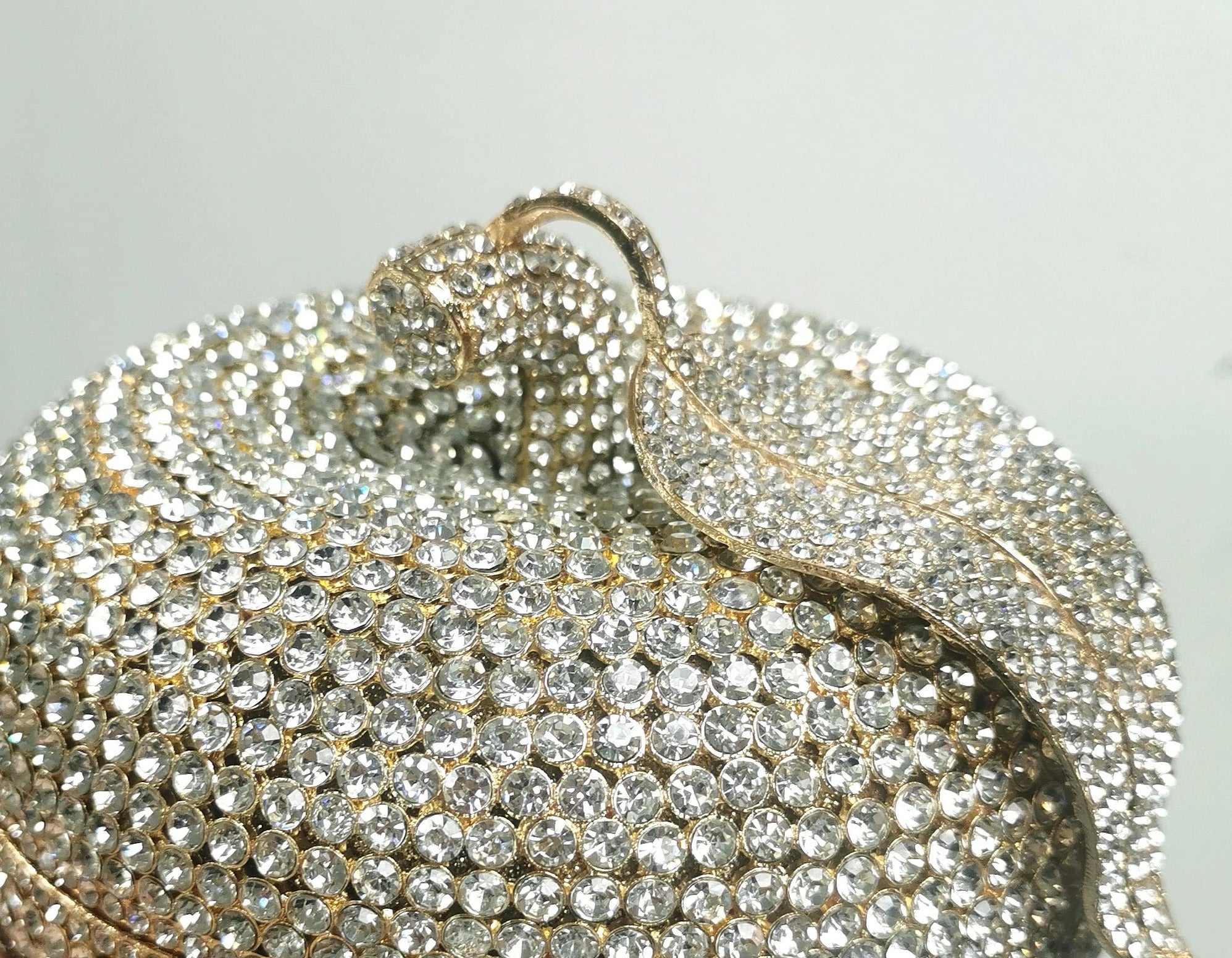 Pre Order:  3D Apple Rhinestone Handbag