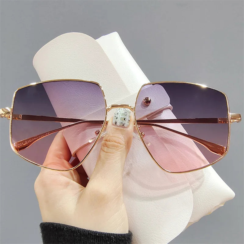 Pre Order:  Polygon Irregular Thin Frame Sunglasses