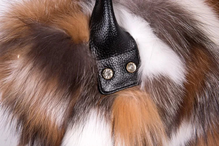 Pre Order:  Genuine Fur Leather Bag