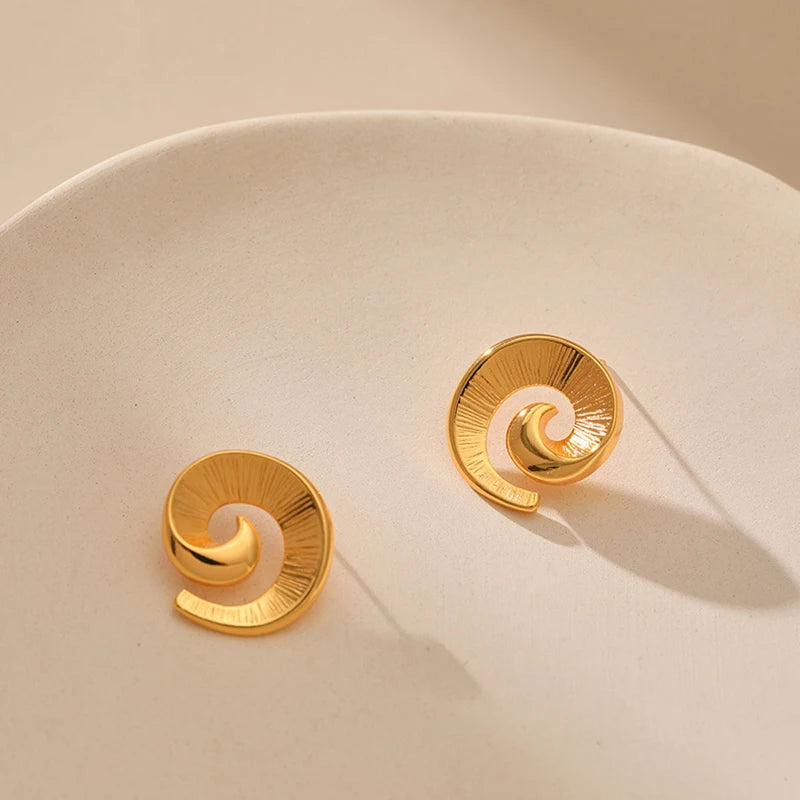 Pre Order:  Minimalist Vortex High-End Stud Earrings