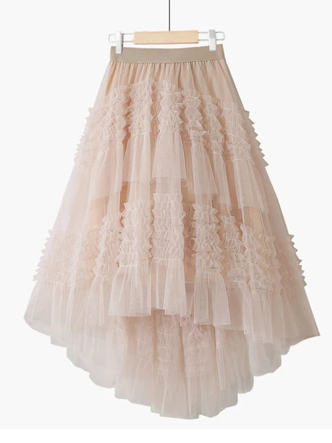 Pre Order:  3 Layers Tiered Tulle Skirt