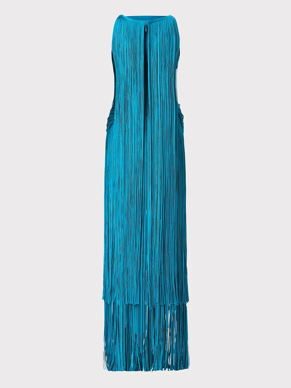 Sleeveless Tassel Bandage Maxi Dress