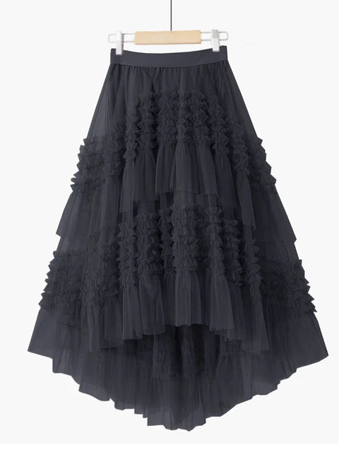 Pre Order:  3 Layers Tiered Tulle Skirt