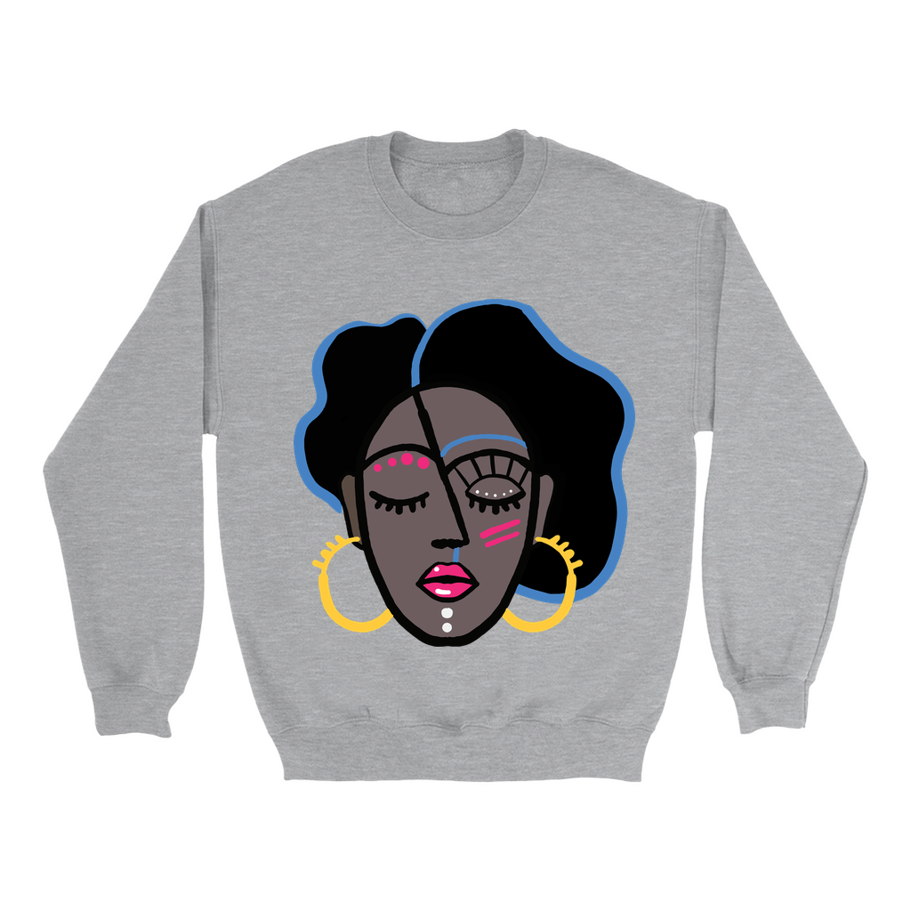 Mocha Afro Pink Sweatshirt