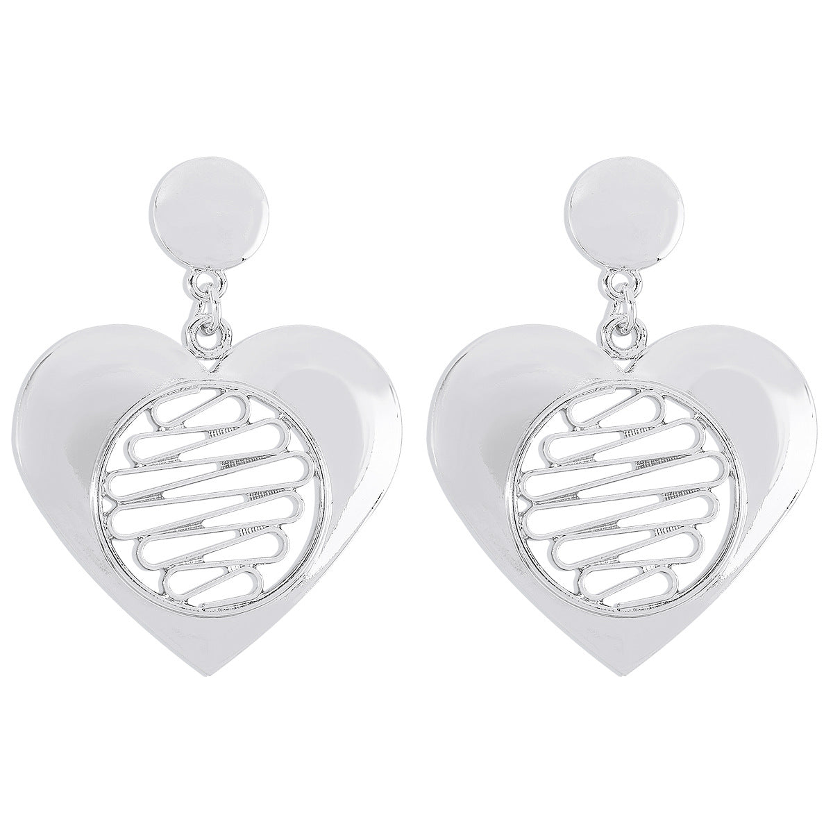 Pre Order:  Hearts Electroplated Dangle Earrings